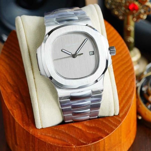 

superclone pp watch special version steel king same 5711 wiredrawing 324 automatic mechanical movement, Slivery;golden