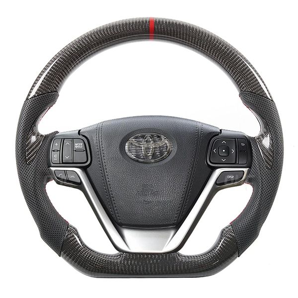 

carbon fiber steering auto for toyota highlander sienna racing wheel custom