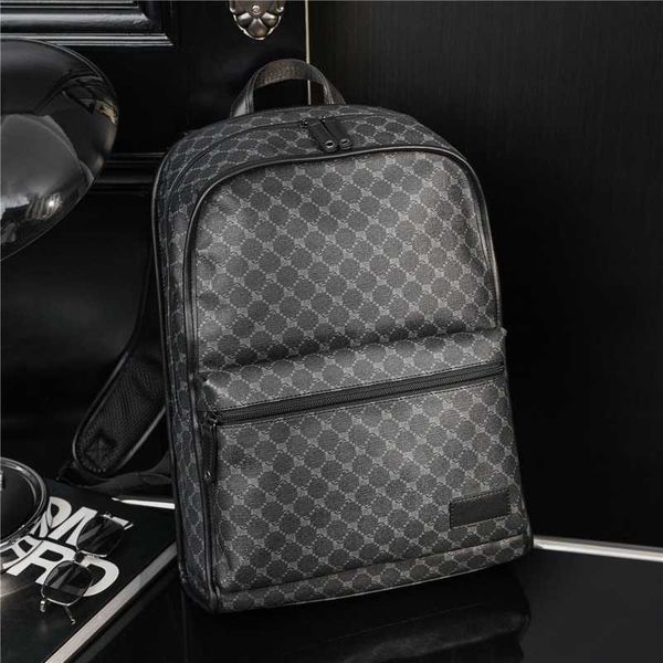 

backpack fashion backpack men luxury brand design men's backpacks plaid largecapacity travel backpack male school book bag back pack j2