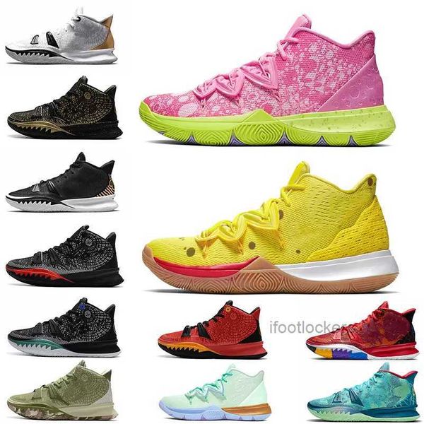 

high quailty basketball shoes kyrie 7 mens shoes sneakers irving 5s est white black gold patrick soundwave sponge sandy creator hendrix horu