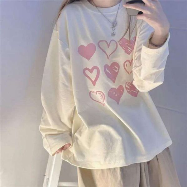 

women's hoodies sweatshirts autumn sweetshirts love print o-neck pullovers sweatshirt casual loose long sleeve hood korean style kawaii, Black
