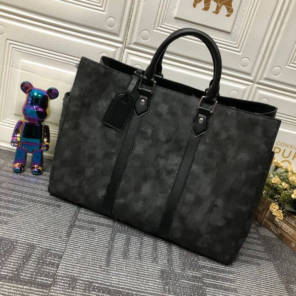 

2023 briefcases presbyopher black flower sacplat series wide fit handbag handbag m46451 upgrade