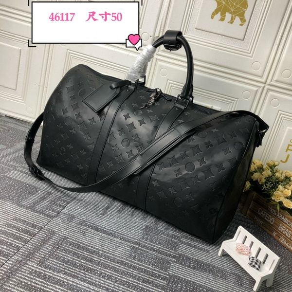 

keepall bandouliere travel bag men's handbag handbag monograms seal cow leather surface embossed classic zipper designer shoulder bag m