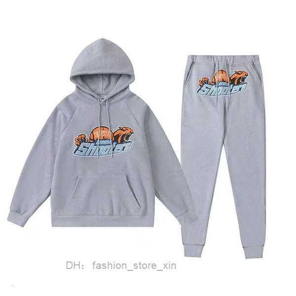 

men's tracksuits autumn trapstar tracksuit shooters printed men hoodie set oversized brand sports suit pant sets 221202 5 eim5 2 1tgq, Black