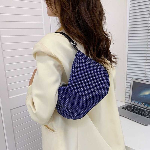 

armpit shiny handbag diamond luxury shoulder purse bags bag for design women and bling crystal female