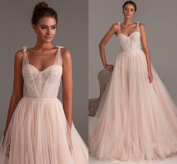 

pink tulle embroidery lace long prom dress sweetheart a-line evening dresses spaghetti straps formal party gowns 2023 robe de soiree, Black