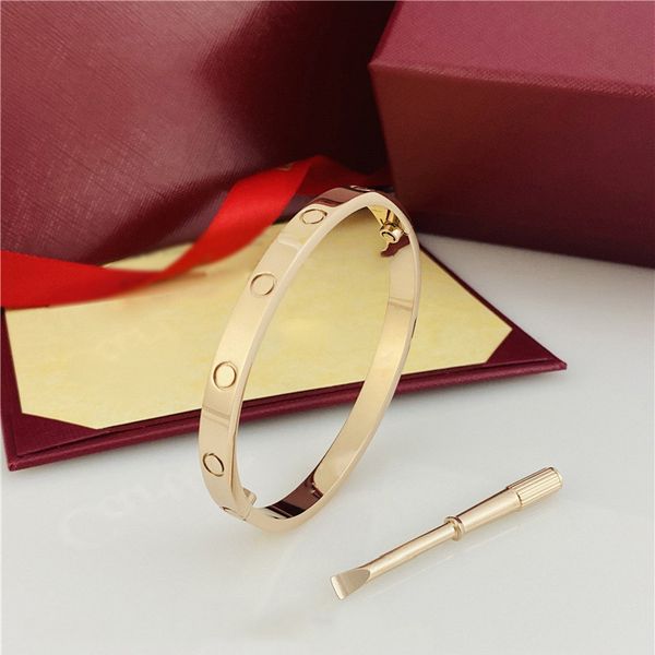 

gold cuff designer jewelry love men bracelet women 4cz titanium steel bracelets for couples party wedding gold silver rose friendship bracel, Black