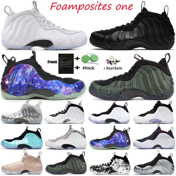 

foamposites one basketball shoes men sneakers hardaway particle beige sequoia black metallic gold anthracite chrome white mens trainer