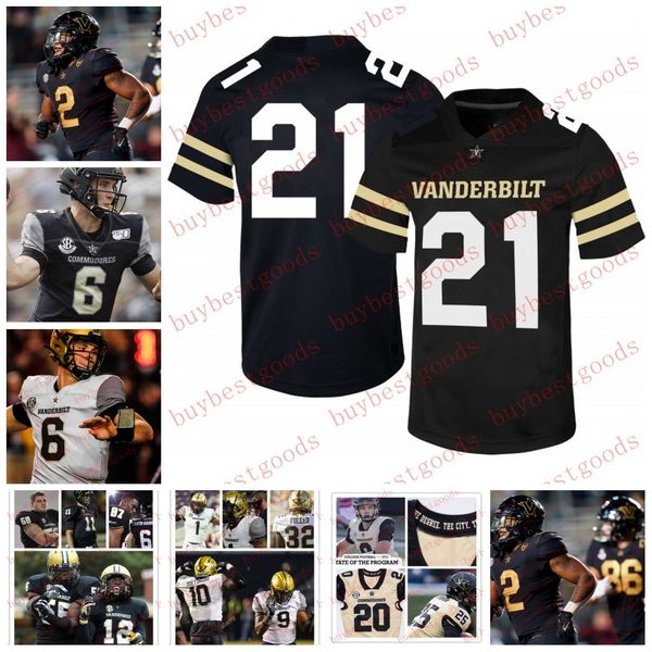 

custom vanderbilt commodores football jerseys 20 oren burks 13 aj swann 87 jordon matthews 28 allan george dayo odeyingbo ken seals jerseys, Black;red