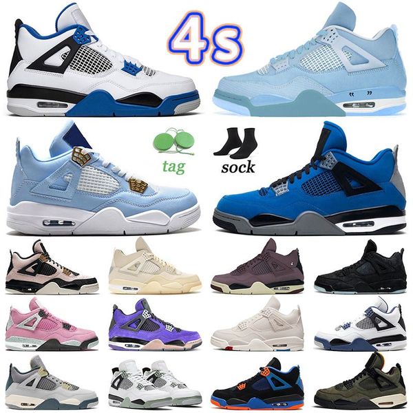 

designer men basketball shoes university blue white oreo loyal black cat 4s cactus jack wild womens outdoor trainers sneakers ppji