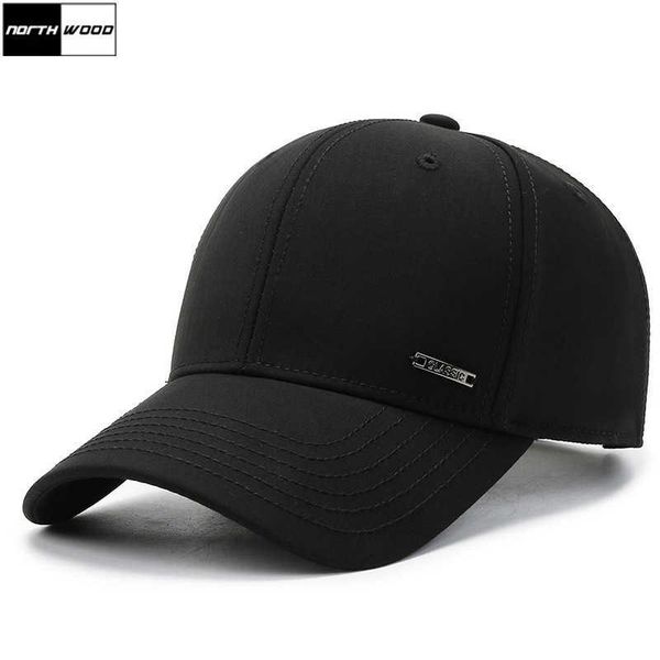 

ball caps northwood 2022 classic mens baseball cap solid womens snapback hats bone trucker caps summer adjustable dad cap male z0301, Blue;gray