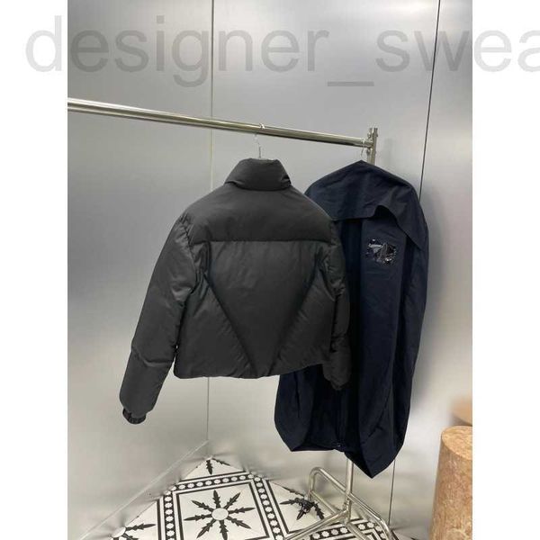 

men's down & parkas designer short down cotton jacket with simple design in autumn and winter is fashionable versatile oxvz, Black