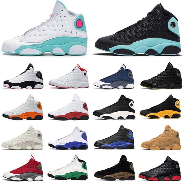 

jumpan 13 mens basketball shoes z red flint 13s reverse he got game lucky soar green black cat chicago women trainers sneaker3163