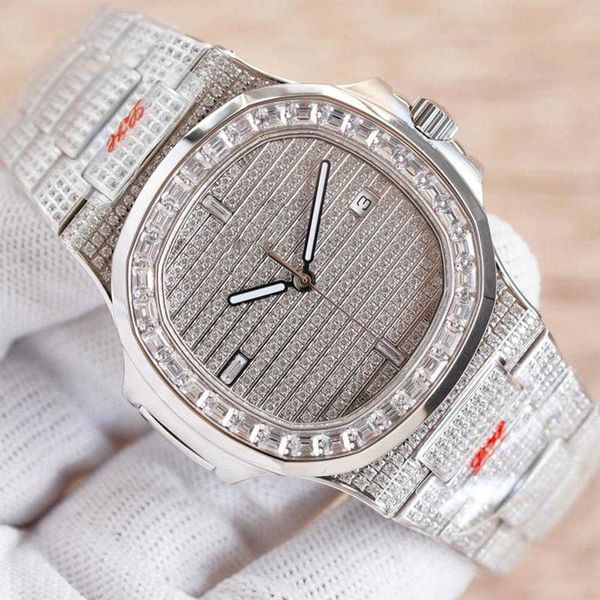

luxury mechanical watch mens es nautilus 3k ppf gr v9 324 mov baida men's swiss brand pate philippess