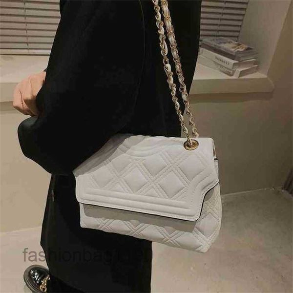 

designer bags t0rys shoulder burchs handbags direct women's bag 2023 lingge single shoulder messenger chain8wyu 7swy