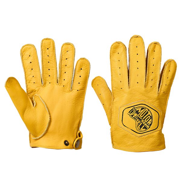 

five fingers gloves autumn mens genuine leather gloves full finger breathable cowhide motorcycle gloves for men workout driving gloves nr49, Blue;gray