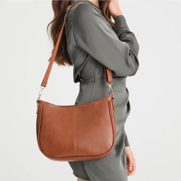 

hbp fashion women's bag pu handbag solid casual high-capacity bag