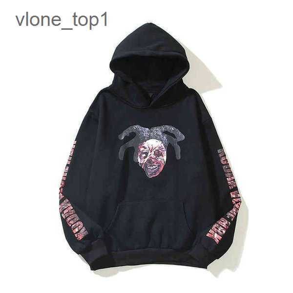 

v lone designer palm fashion brands mens woman lovers cotton european and american high street big v hip hop figure print pure knit winter 2, Black