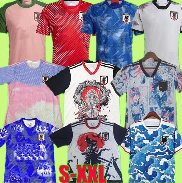 

japan 2022 soccer jerseys women men kids kit fans player version minamino mitoma endo yoshida ito gaku 2023 japanese uniforms 22 23 special, Black;yellow