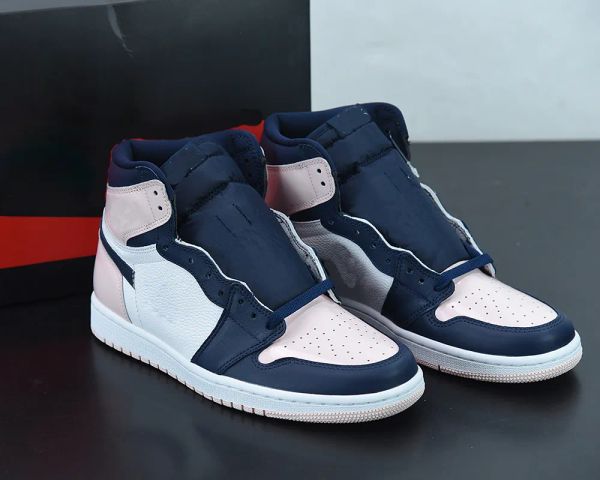 

2023 jjumpman 1 high og white pinkbasketball shoes bubble gum atmosphere outdoor running trainers sneakers with box