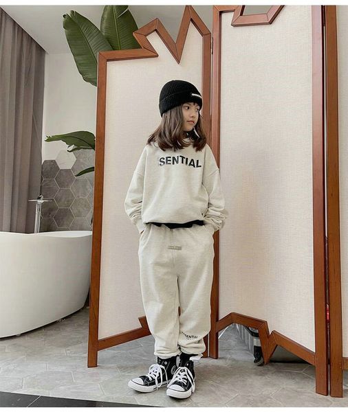 

Spring Autumn Kids Clothes Set 2Pcs/sets Children Sports Sets Baby Boys Girls Coat and Pants Sets Sweatshirts 2-7T, Brown