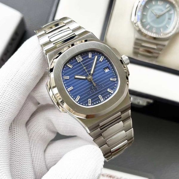 

baida 5711 precision steel 316 fully automatic machine feili waterproof belt nautilus watch original buckle luminous