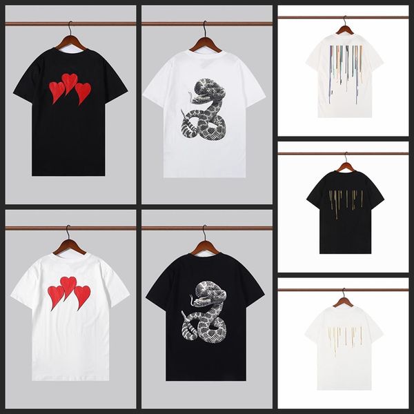 

cool shirts designer t shirts printed fashion man t-shirt cotton casual tees short sleeve luxury hip hop streetwear tshirts size s-4xl, White;black