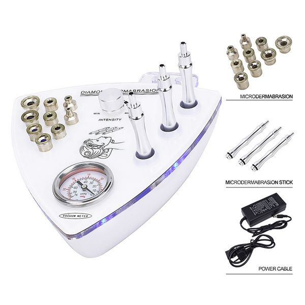 

3 in 1 diamond dermabrasion face deep cleansing vacuum skin care beauty machine