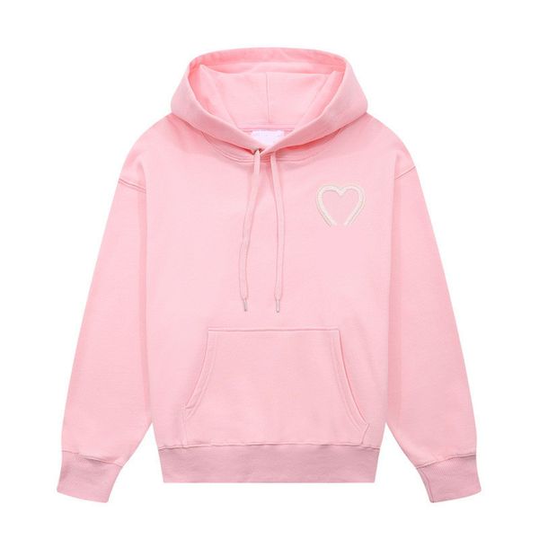 

hoodies designer hoodie female zip up amii hoodies for men women pullover sleeve pink letter printed style hoodies for adults graphic hooded, Black