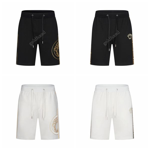 

man shorts designer summer beach shorts fashion print fitness room shorts beach surf swimming trunks, White;black