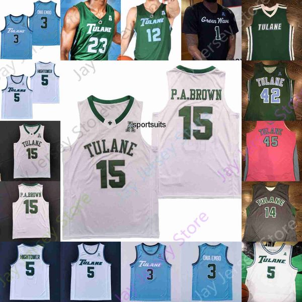 

tulane green wave basketball jersey ncaa college jalen cook jaylen forbes tylan pope devon baker jadan coleman scott spencer, Black;red