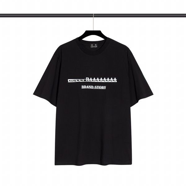 

duyou oversize t shirt with vintage jersey wash letters 100% cotton t-shirt men casuals basic t-shirts women quality classical dy8861, White;black