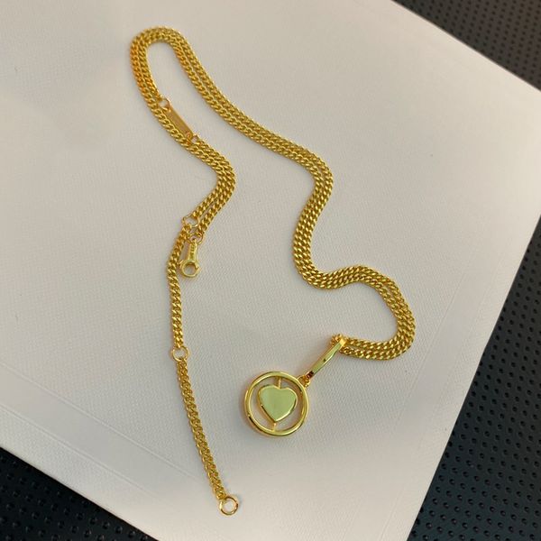 

luxury necklace designer gold round love necklace pendant fashion jewelry valentine's day gift, Silver
