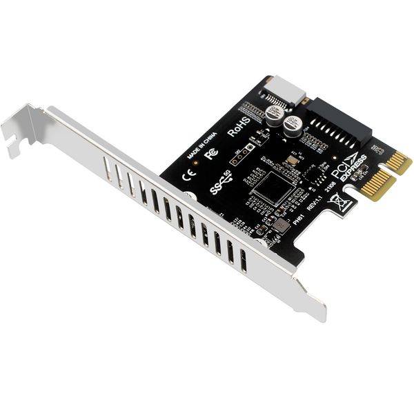 

new computer accessories computer cable connector pcie card pci expree to type-e usb3 19p expansion card super high speed 5gbps type c contr