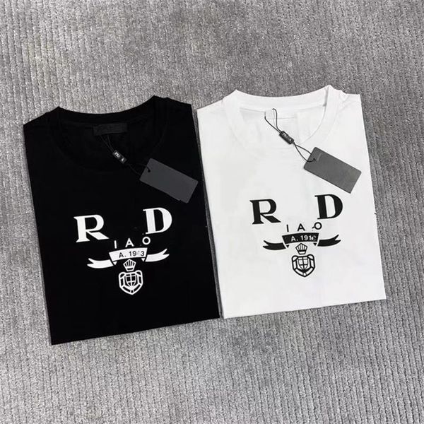 

men's t-shirt, tea polo shirt, famous designer, fashion casual, male and female lovers, the same style, multi-color hip-hop short-sleev, White;black