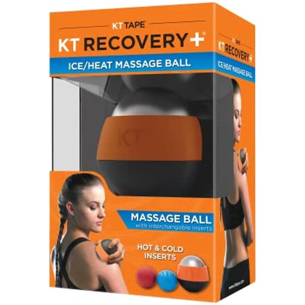

kt tape recovery ice heat massage ball, muscle pain & stress relief