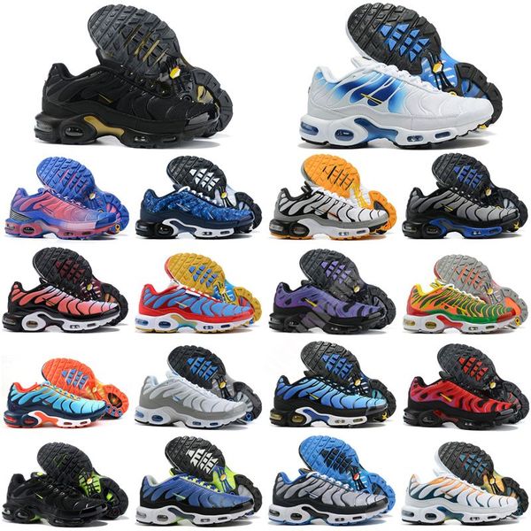 

original air tn running shoes max tn men designer triple black white orange green plum gradients lemon lime red royal blue metallic gold fre