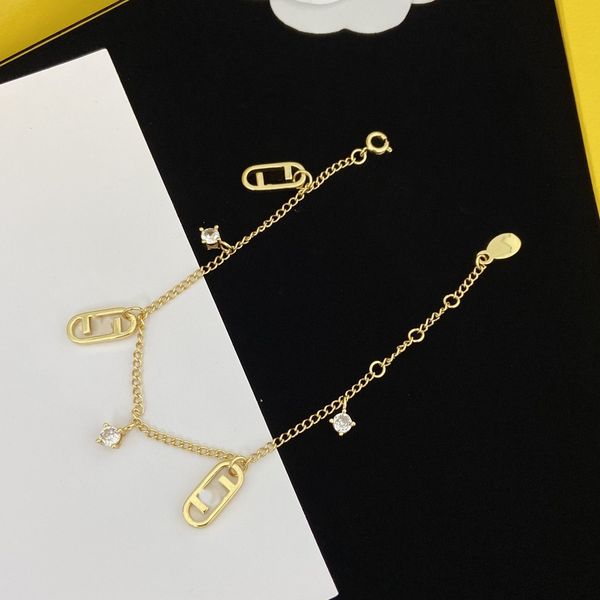 

trendy double letter necklaces pearl designer necklace long chain pendant necklaces jewelry with box birthday gift party anniversary 21, Silver