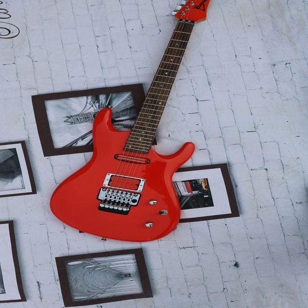 

classic orange tiger pattern double-shake high-quality electric guitar