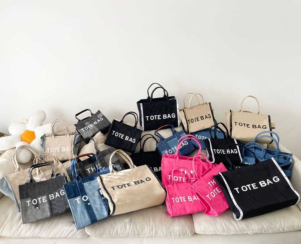

totes three sizes 8 colors the tote bag bag designer bags women quality all-match alphabet pattern shoulder shoppings handbags 230302