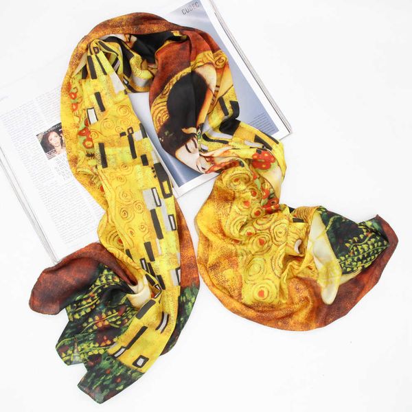 

scarves silk polyester printing scarf long shawls elegant lady decent lightweight scarves stoles foulard bandana women wraps ll190202c l2303, Blue;gray