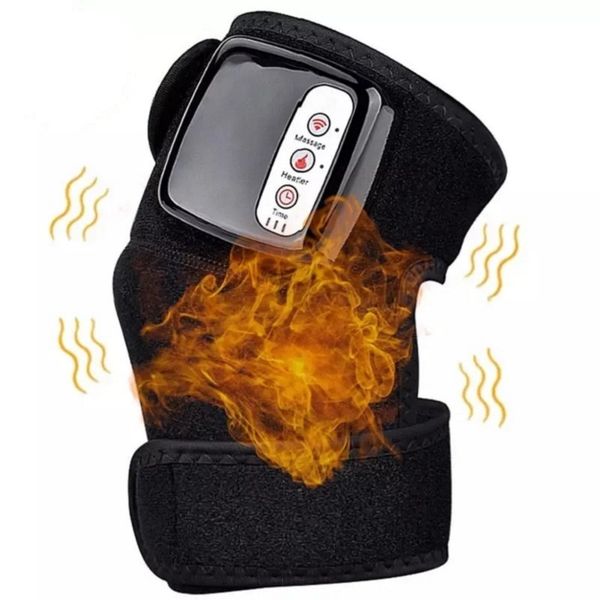 

red light therapy cordless knee massager with heat and vibration for knee pain relief