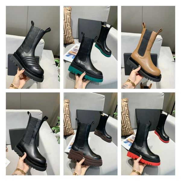 

2020fashion autumn winter pine cake bottom martin boots cool is very any dress can be easily mastered versatile light and com330c, Black