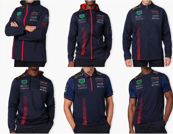 

2023 f1 racing polo shirt summer team lapel shirt same style customization