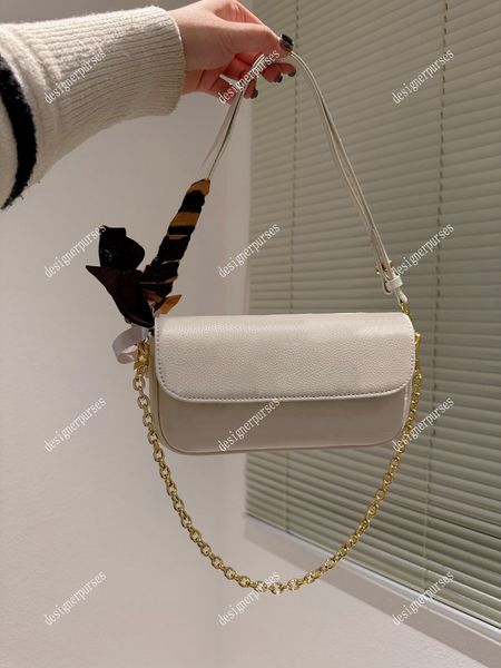 

tz fashion brown flowers embossed/printed handbag wallet on chain ivy underarm bags women small golden chain and leather shoulder strap shou
