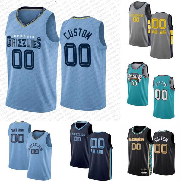 

2023 basketball jersey memphis''grizzlies''custom men women youth 7 santi aldama 46 john konchar 3 jake laravia 2 xavier, Black;red