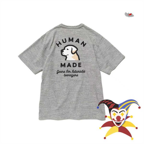 

men's t-shirts slub cotton human made t shirt men women short sleeve tees t-shirts g230301, White;black