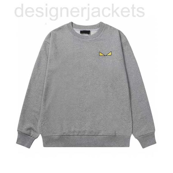 

women's hoodies & sweatshirts designer autumn new f embroidery pattern for men and women's casual loose sweater jndh, Black