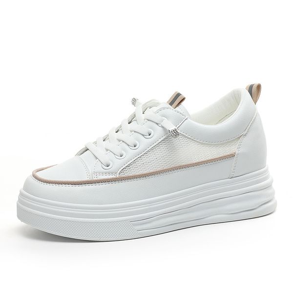 

fashion sports shoe new women casual shoes white sneakers mantrainer summer hollow inner heightening sneakers 28