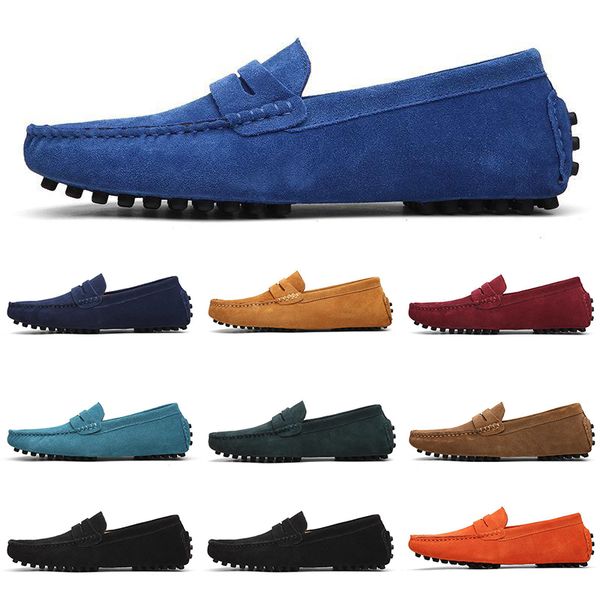 

2022 fashion men running shoes black blue red brown breathable comfortable mens trainers canvas shoe mens sports sneakers runners yardage 40